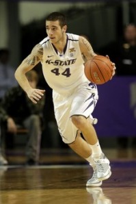 Orris gets a rare moment on the court during Kansas State's win over South Carolina Upstate in early December (AP Photo).